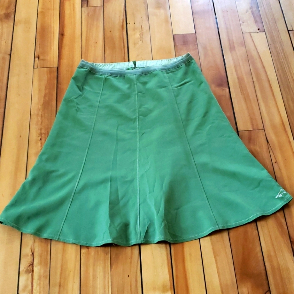 Green horny toad skirt